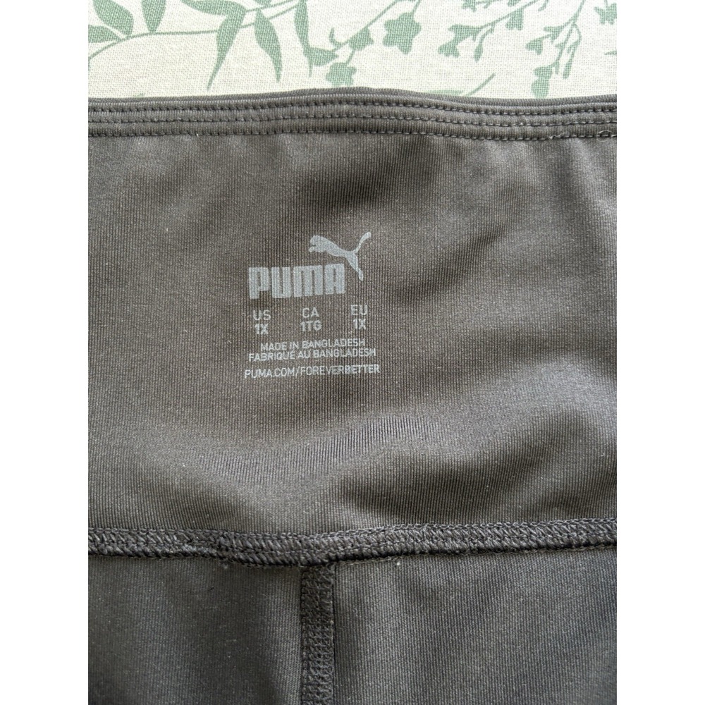 PUMA Favorite Forever Capri Pants 1X Dri Cell Athletic Workout Black Women's - Picture 7 of 10